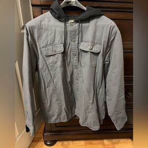 Wrangler Hooded Shirt Jacket